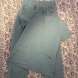 Figs Scrub Set - Seafoam Green